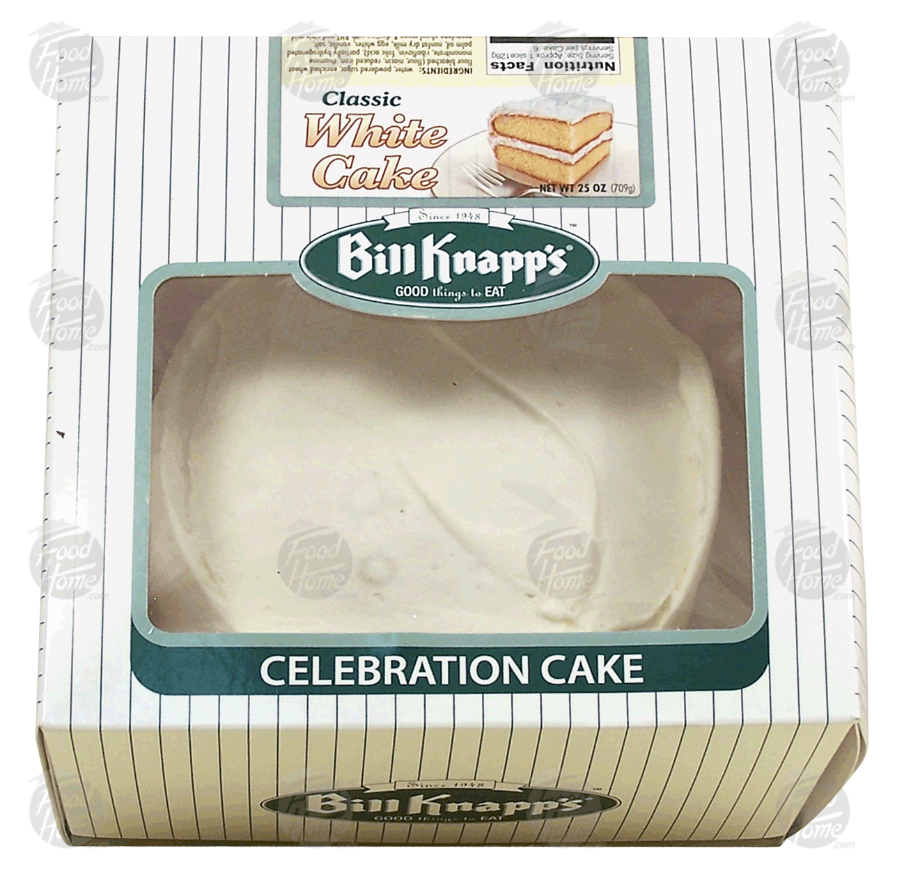 Bill Knapp's Celebration Cake classic white frosting yellow cake, 2-layer Full-Size Picture